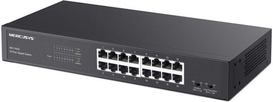Mercusys Ms116gs Unmanaged L2 Switch με 16 Θύρες Gigabit (1Gbps) Ethernet