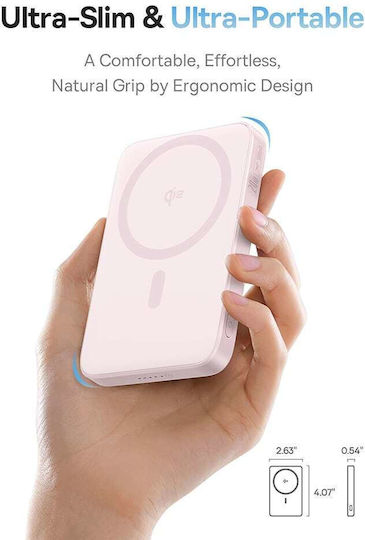 Baseus PicoGo MagSafe Power Bank 5000mAh 20W with USB-C Port Pink