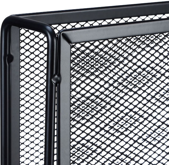 Document Holder 4 Compartments 43 x 33 x 18 cm Black