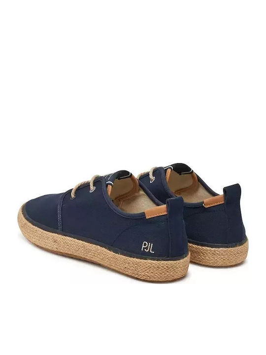 Men's Leather Casual Shoes Blue