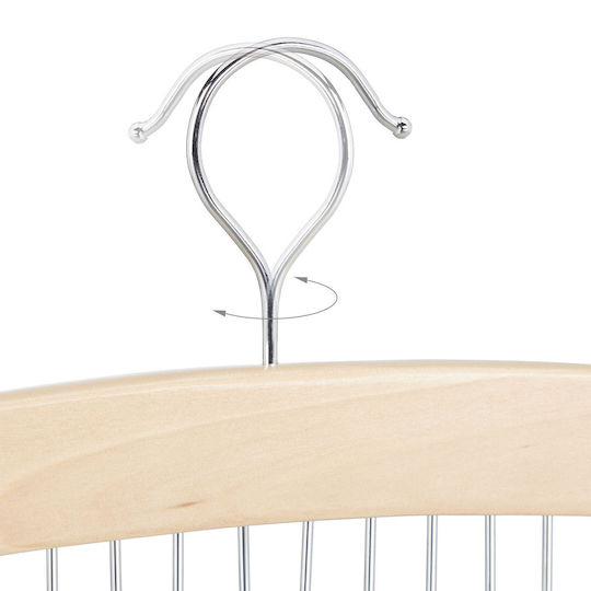 Set 2 Umerașe Cravate Curele Eșarfe Relaxdays 12 Cârlige Fiecare 17.3 X 43 X 5.2 Cm