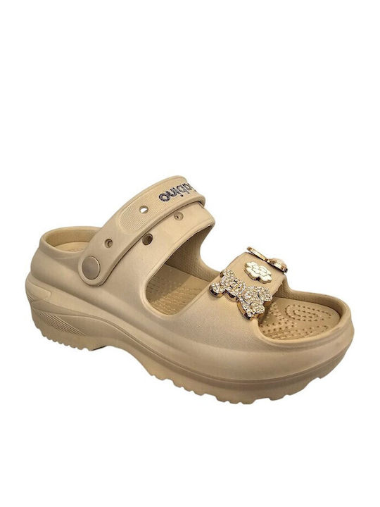 Sabino Πεδιλο Γυναικειο Πλατφορμα Γ E 447-z Beige Sabino