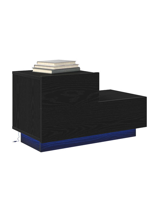 Nachttisch Black oak 70x36x40.5cm