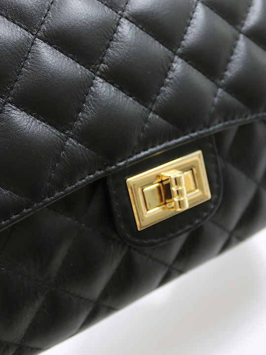 Leather Women's Bag Crossbody Black