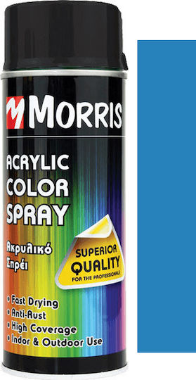 Benman Σπρέι Βαφής Acrylic με Γυαλιστερό Εφέ Light Blue RAL 5012 400ml