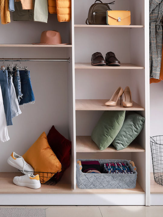 Relaxdays Kunststoff Aufbewahrungsbox mit Deckel Gray 8Stück