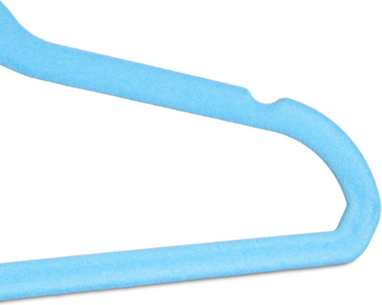 Relaxdays Kleiderbügel Turquoise 20Stück