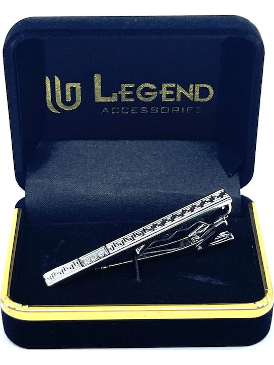Legend Accessories Clip Γραβάτας από Ασήμι