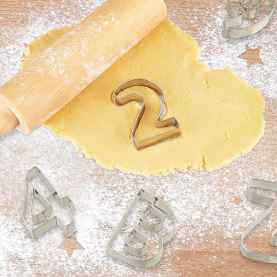 Cake Rings / Cookie Cutters 26 Letters 10 Numbers Stainless Steel