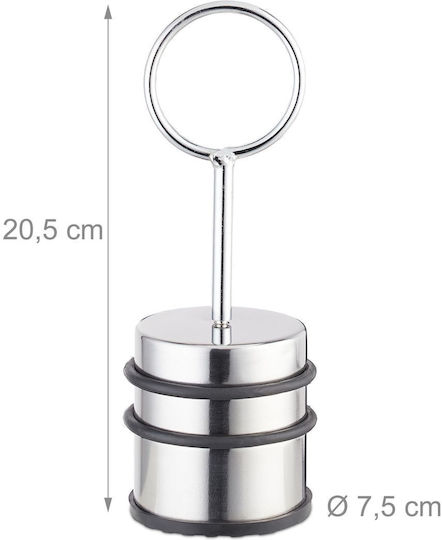 Türstopper Rostfreier Stahl Gray 2Stück