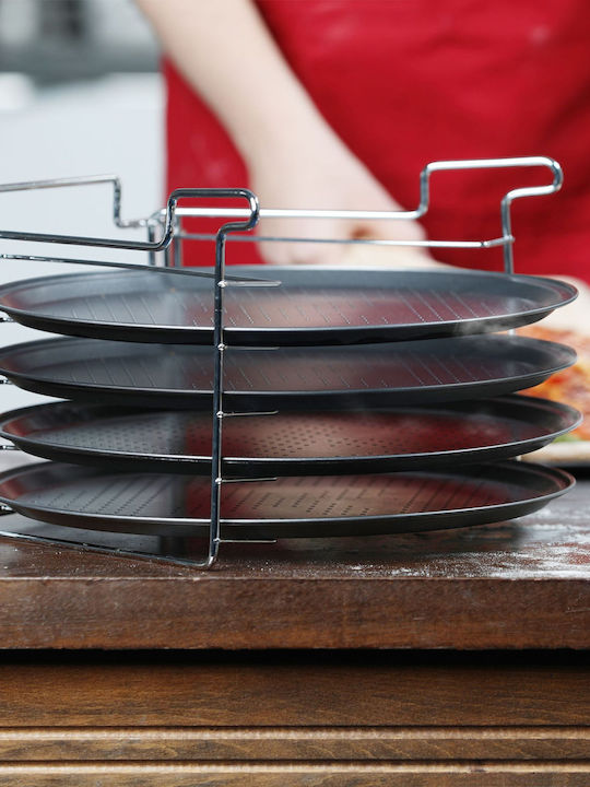 Relaxdays Backform Pizza Aluminium 32cm