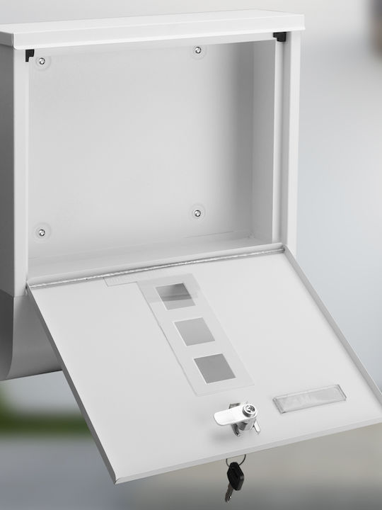 Deuba Cutie Poștală pentru Exterior Inox în Culoarea Gri