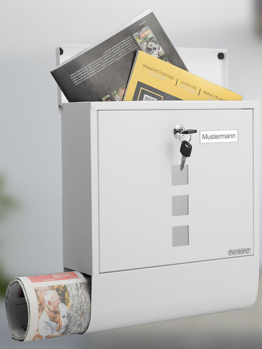 Deuba Cutie Poștală pentru Exterior Inox în Culoarea Gri