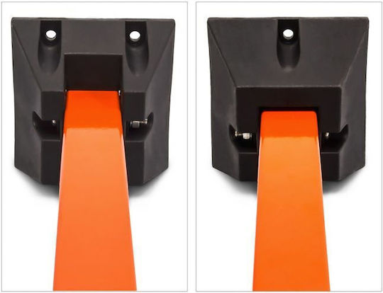 Set 2 Wand-Fahrradhalterungen klappbar max. 25 kg