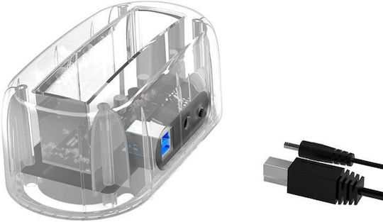 Orico HDD SSD Dock 6139U3 USB 3.0 Transparent