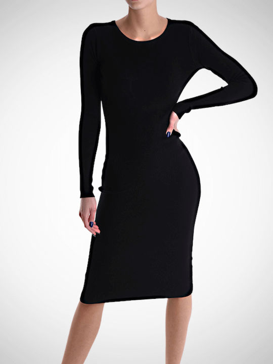 Midi Abendkleid Black