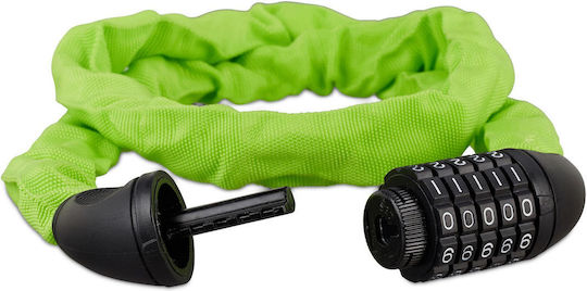 Bike Lock Code Relaxdays Green
