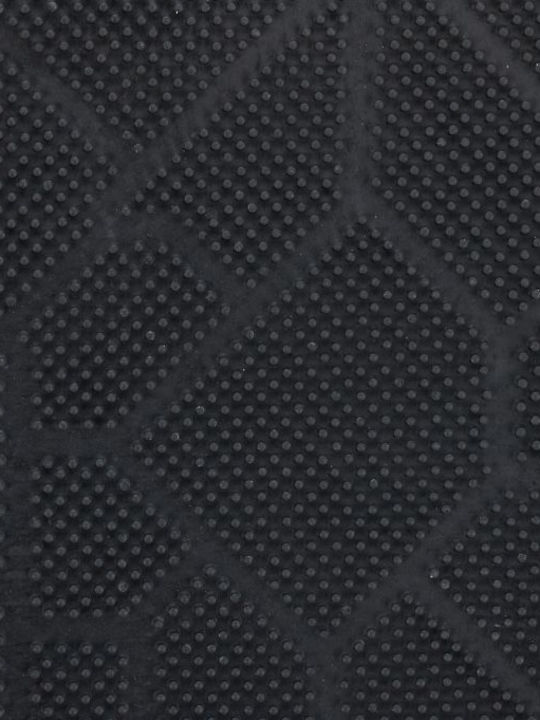 Relaxdays Covor de Intrare Antiderapant din Cauciuc Negru 60x40buc Grosime 5mm