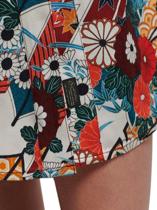 D2 Ovin Καλοκαιρινό Midi Σεμιζιέ Φόρεμα Floral