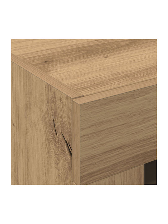 Висулка Витрина за хол от ПДЧ със Стъкло Artisan Oak 69.5x34x90см