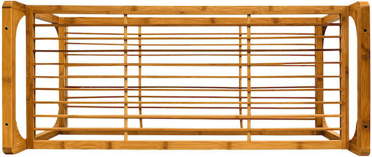 Open Bamboo Shoe Rack Beige L75xD33xH33cm