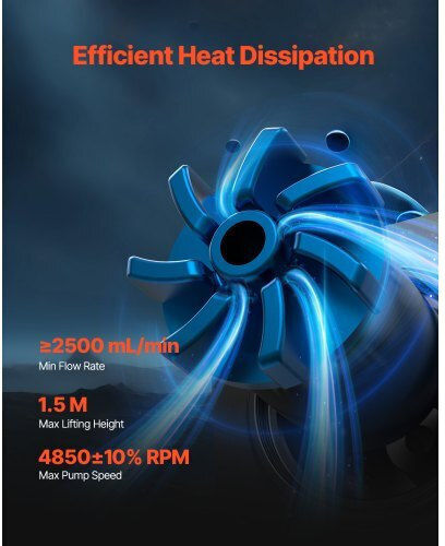 Vevor Vevor AIO CPU Water Cooling System with 2 120mm Fans