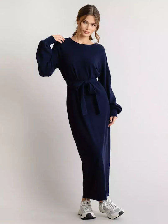 Dress Maxi Φόρεμα Μπλε