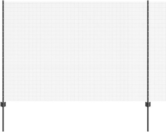 vidaXL Drahtgeflecht Elektrische Gitarren Gray 1.5x25m