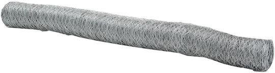 vidaXL Plasă de sârmă Galvanizat Argintiu 1x10m