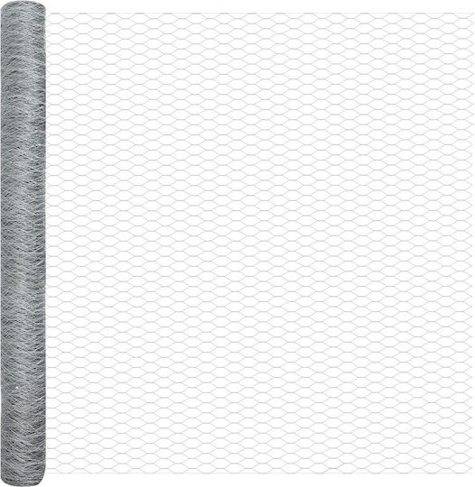 vidaXL Wire Fencing Galvanized Silver 1.5x10m