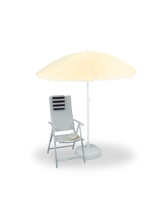 Umbrelă Rotundă Metalică Galbenă Φ1.8m