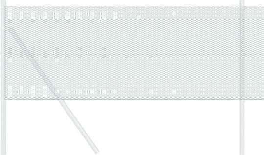 vidaXL Wire Fencing Galvanized with PVC Coating Green 0.8x25m