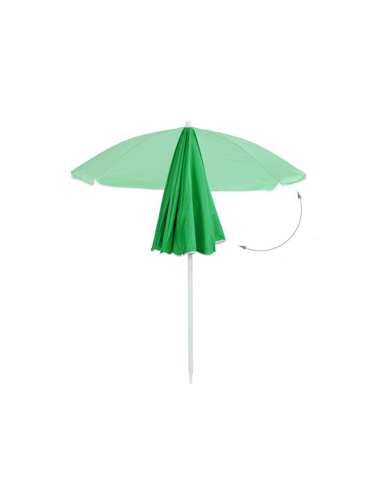 Umbrelă Rotundă Metalică Verde Φ1.6m
