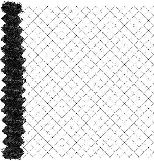 vidaXL Wire Fencing Galvanized with PVC Coating Gray 1.6x10m