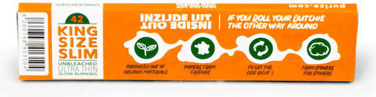 Purize Листчета за свиване на цигари Slim King Size 32 листове 50бр