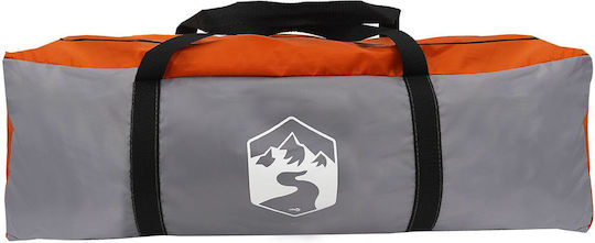 vidaXL Camping Tent Grey For 12 People 622x295x238cm