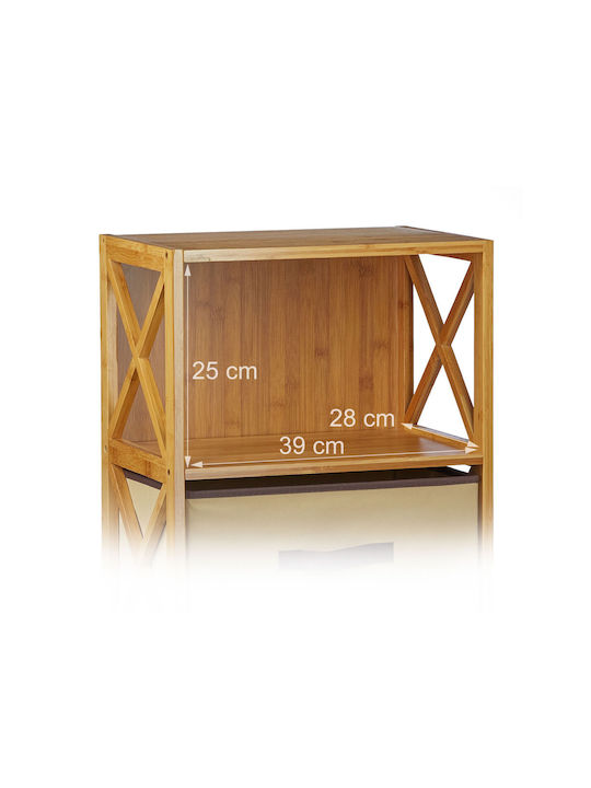 Bibliotecă Natural 80x42x29cm