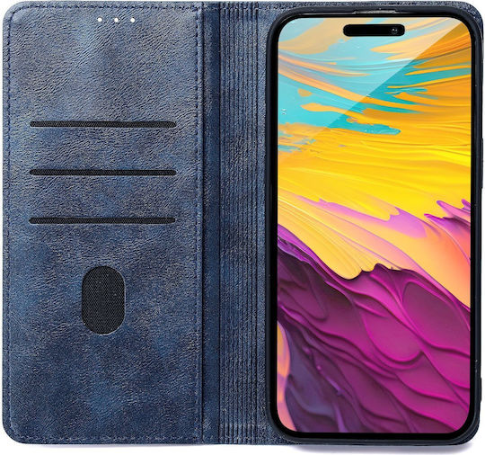 TelForceOne Smart Seam Back Cover Silicon / Piele artificială Albastru marin (Galaxy A56)