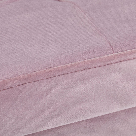 Scaune Camera de zi Tapițat cu Catifea Pink 38x38x38buc