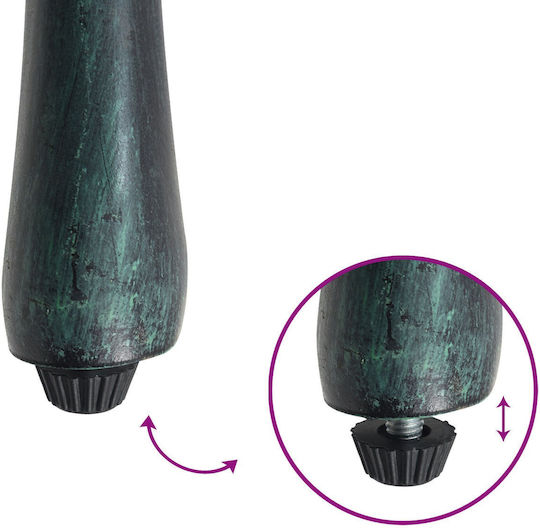 Garten- und Outdoor-Möbelsets für kleinen Raum 3 Stück Grün