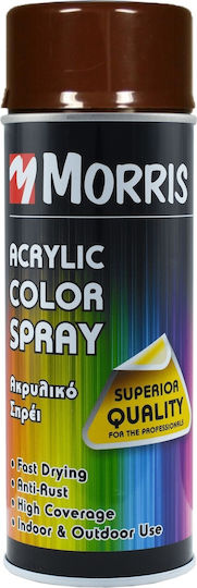 Benman Σπρέι Βαφής Acrylic με Γυαλιστερό Εφέ Chocolate Brown RAL 8017 400ml