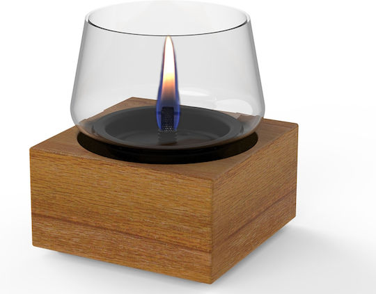Tenderflame Desktop Bioethanol Fireplace Indoor Outdoor Beige 14x14cm
