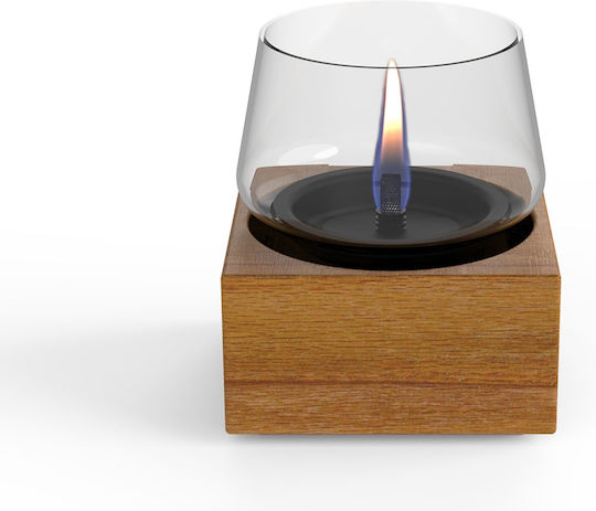 Tenderflame Desktop Bioethanol Fireplace Indoor Outdoor Beige 14x14cm