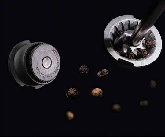 Peugeot Bistro Χειροκίνητος Μύλος Πιπεριού Ξύλινος σε Γκρι Χρώμα 10cm
