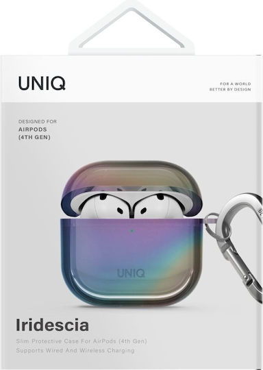 Uniq Θήκη Σιλικόνης με Γάντζο Midnight Quartz για Apple AirPods 4