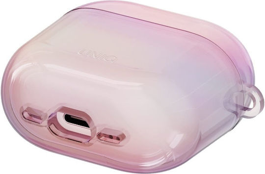 Uniq Hülle Silikon mit Haken Pink Prism für Apple AirPods 4