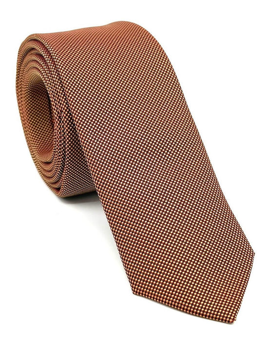 Legend Accessories Men's Tie Set Printed in Orange Color