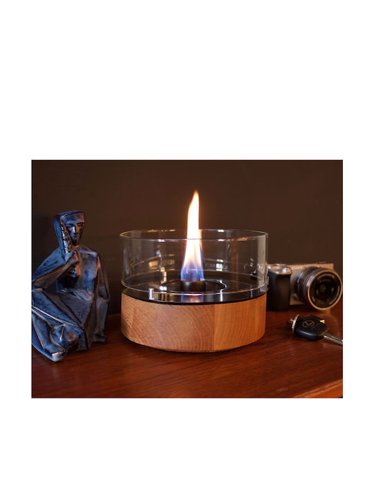 Tenderflame Kamin Innenbereich Metallisch Beige