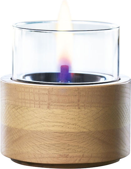Tenderflame Desktop Bioethanol Fireplace Indoor Outdoor Beige 12x12.5cm