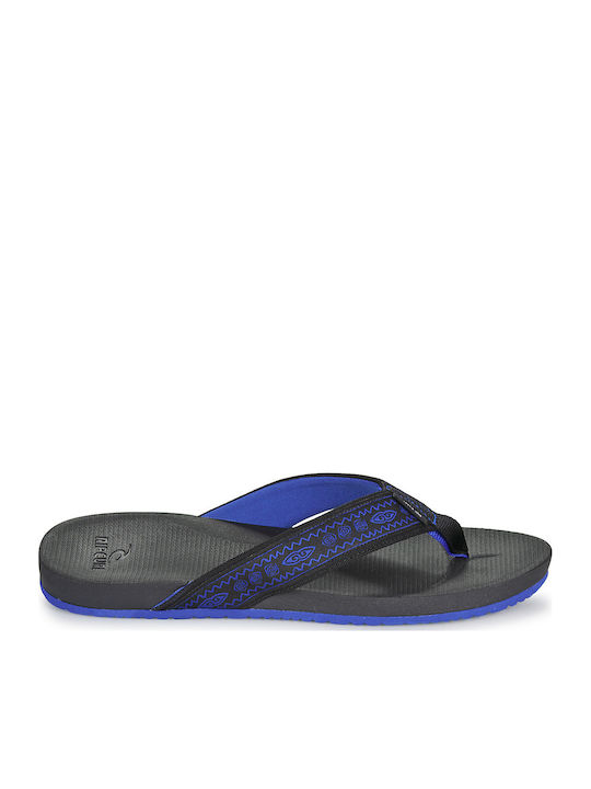 Open Toe Ανδρικά Flip Flops Μαύρα